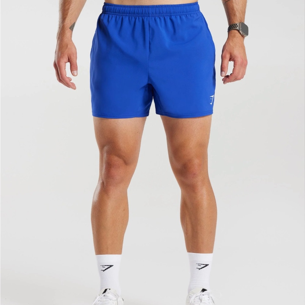Gymshark Arrival 5” Shorts in Vintage Blue